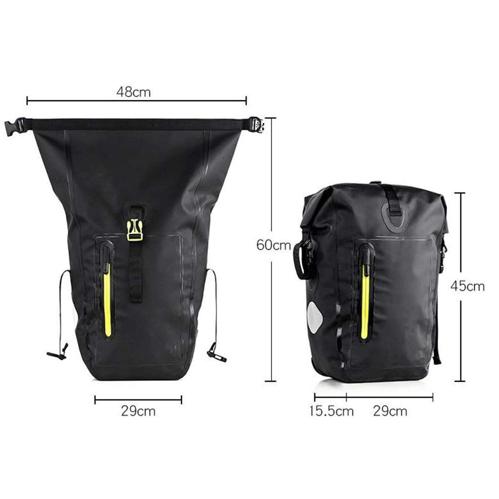 Waterproof Roll Top Bicycle Pannier Bags