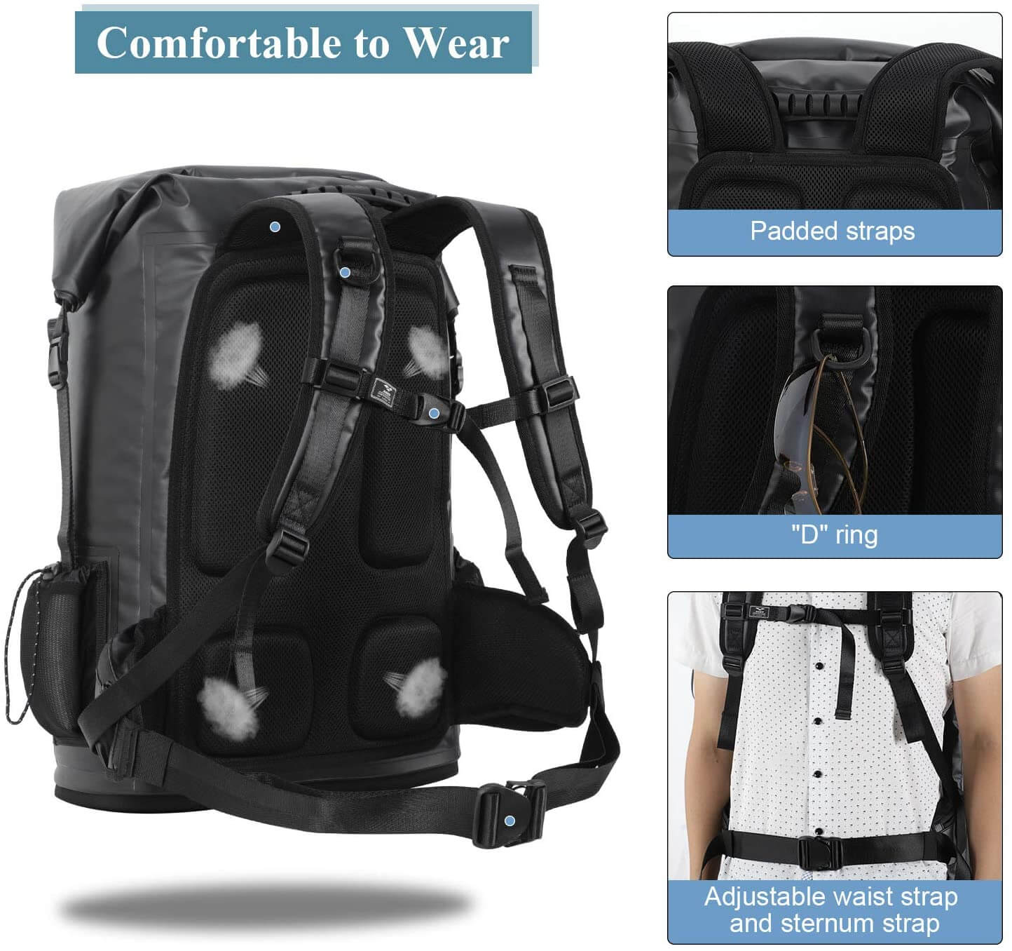 Waterproof Roll Top Insulated Cooler Bags