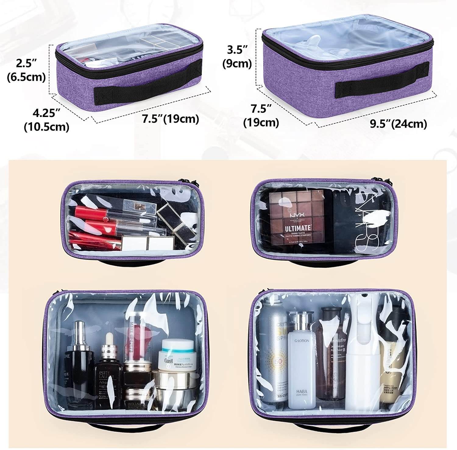 Multifunctional Travel Makeup Cases