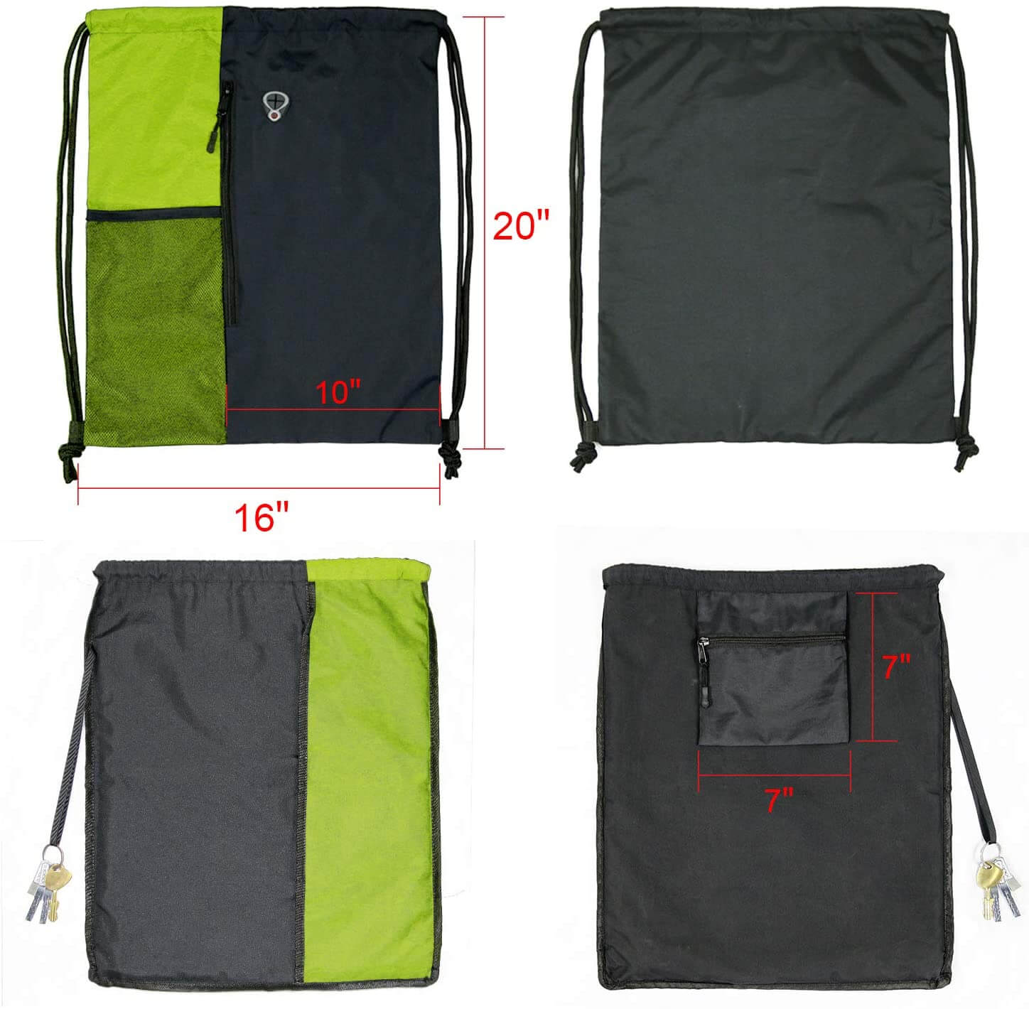 Oxford Water Resistant Gym Bags
