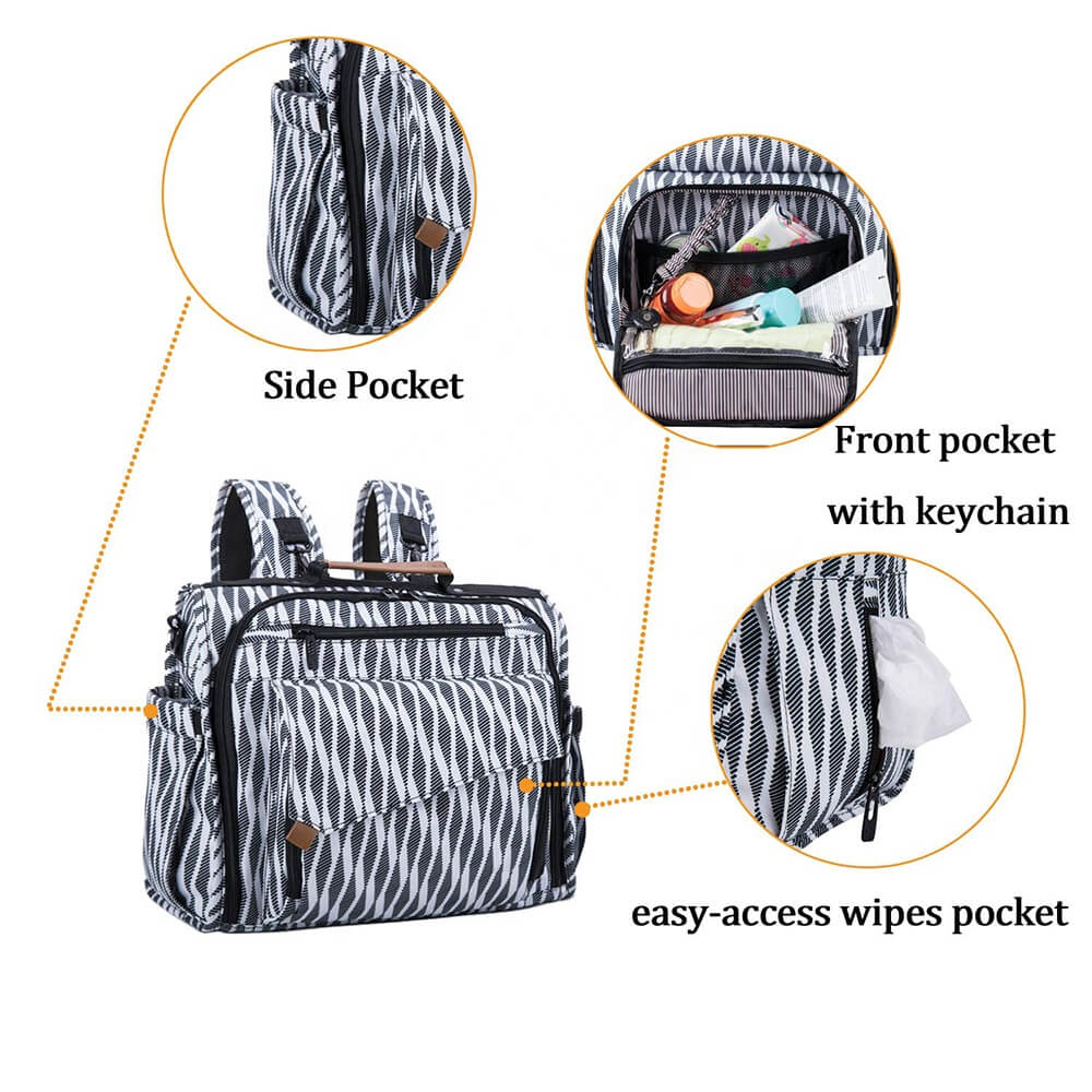 Waterproof Multi-functional Nappy Bags