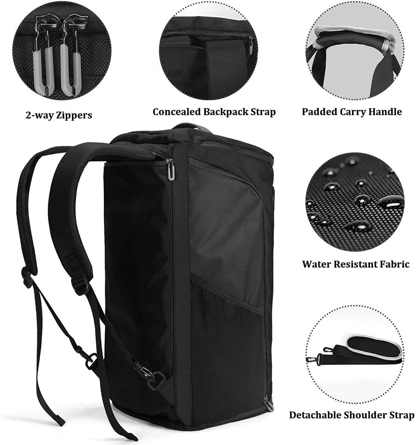 3 Way Waterproof Workout Duffel Bags