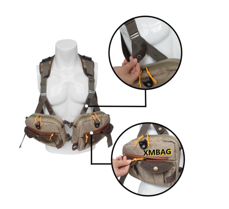 Fly Fishing Breathable Mesh Vest Packs