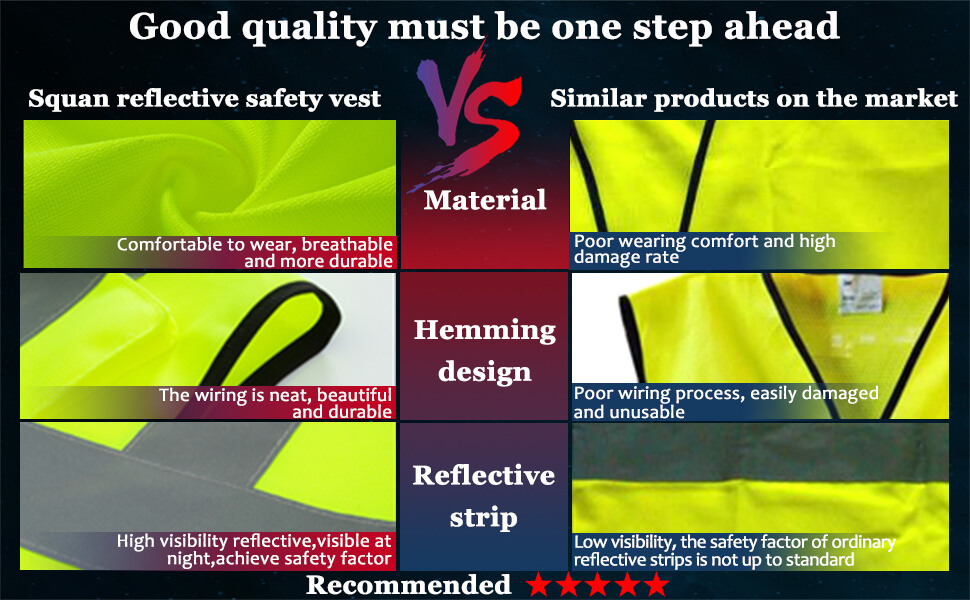 Reflective Ice Safety Pack Vests