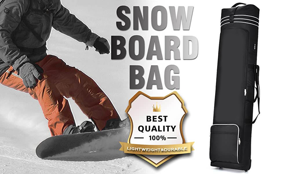 Double Padded Snowboard Bags with Wheels