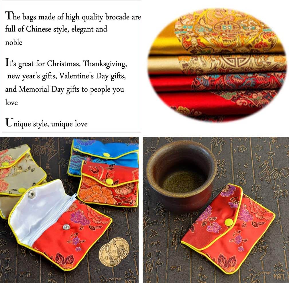 Chinese Silk Style Jewelry Gift Bags