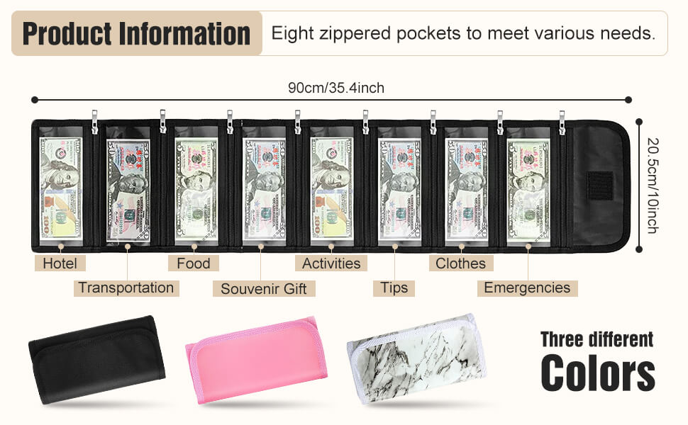 Multipack Money Organizers for Cash