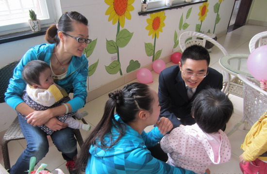 XMBAG employees visited children