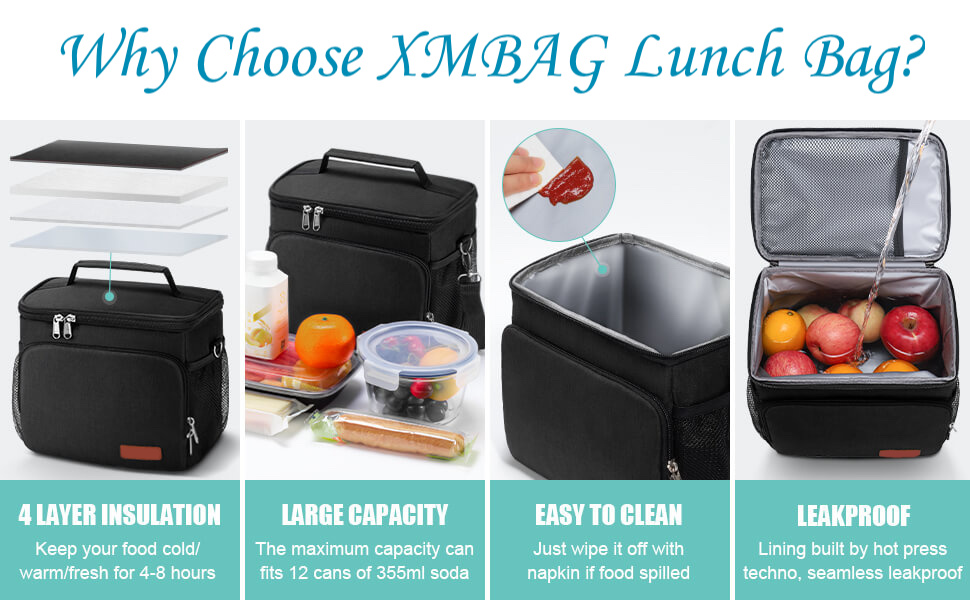 Leakproof Insulated Lunch Totes