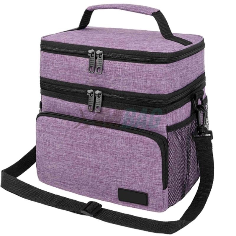 Double Deck Insulated Lunch Bags
