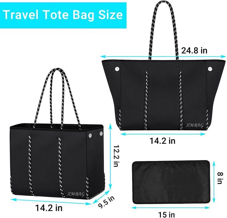 Size of Travel Tote Bags