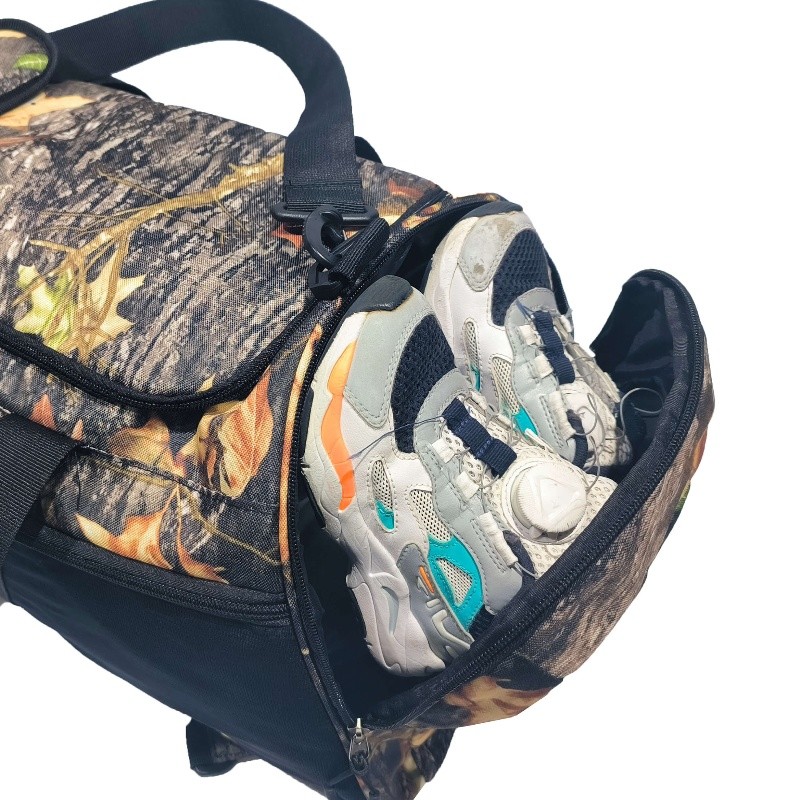 Camo Print Sports Duffel Bags