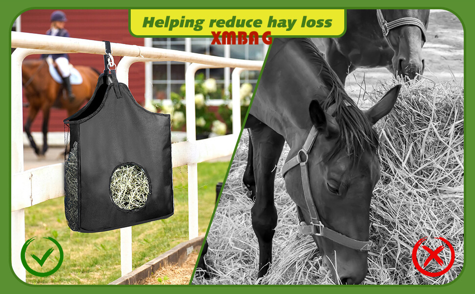 Horse Feeder Tote Bags