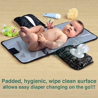 Polyester Waterproof Portable Baby Diaper Changing Pads