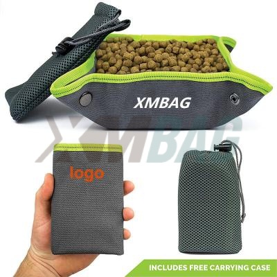 Canvas/Polyester Leakproof Portable Collapsible Dog Travel Bowls