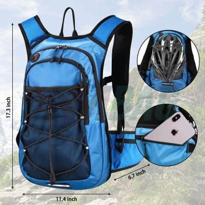 Nylon Waterproof Hydration Backpack with 2L Water Bladder (L)