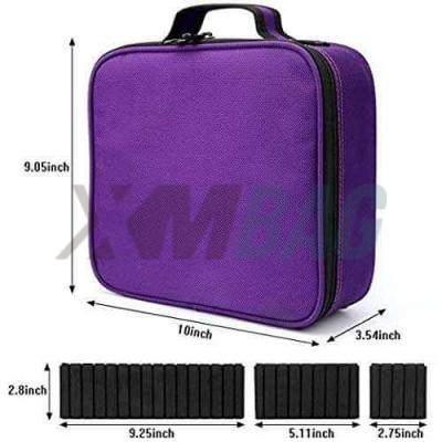 Polyester Water Repellent Travel Makeup Train Cases