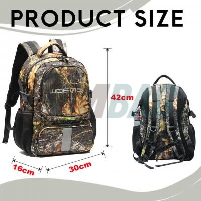 Polyester Waterproof Camouflage Design Travel Backpacks